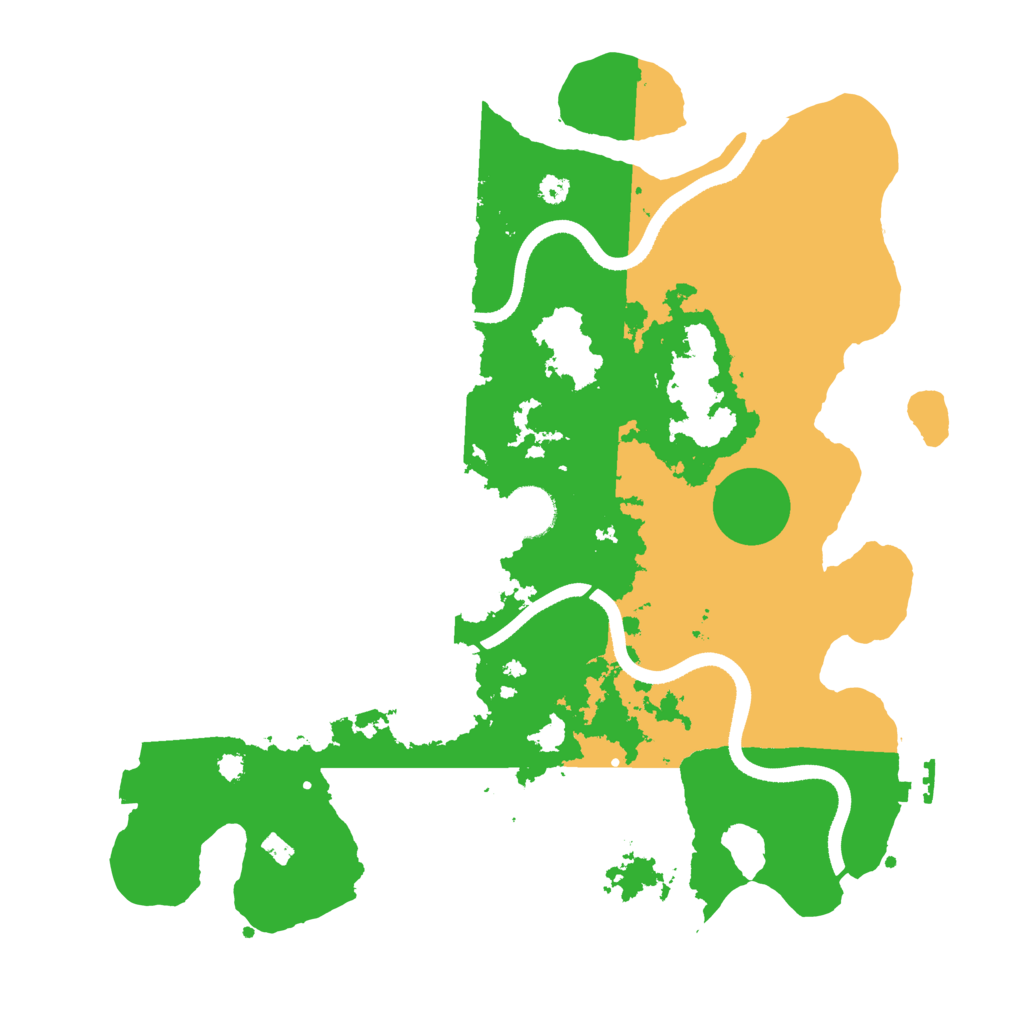Biome Rust Map: Procedural Map, Size: 3500, Seed: 413703231