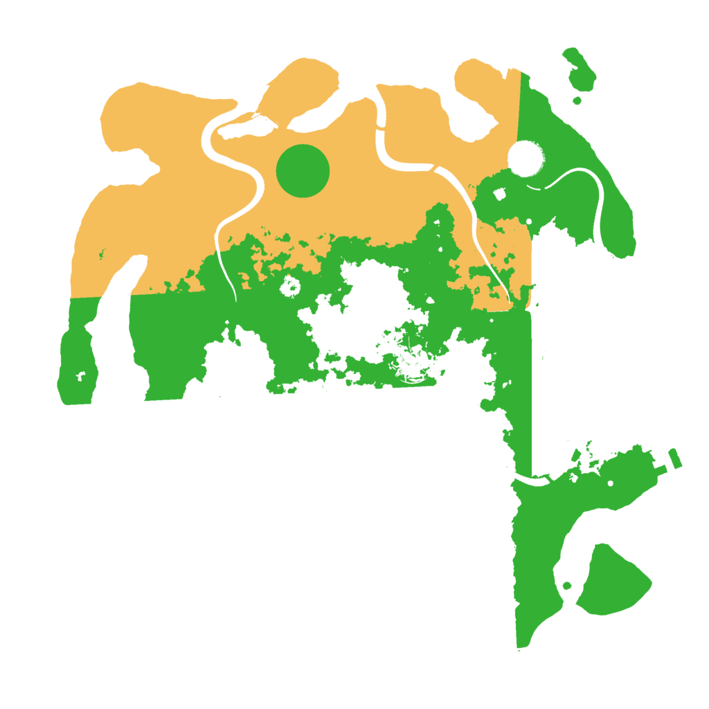 Biome Rust Map: Procedural Map, Size: 3500, Seed: 823166279