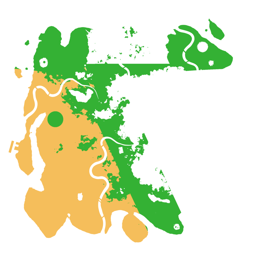 Biome Rust Map: Procedural Map, Size: 4250, Seed: 1843634454