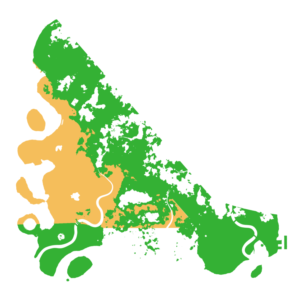 Biome Rust Map: Procedural Map, Size: 4500, Seed: 149317007