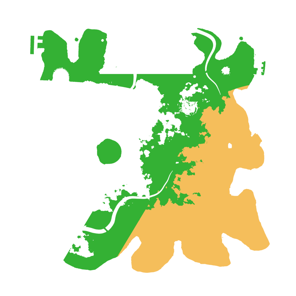 Biome Rust Map: Procedural Map, Size: 3250, Seed: 1095156519