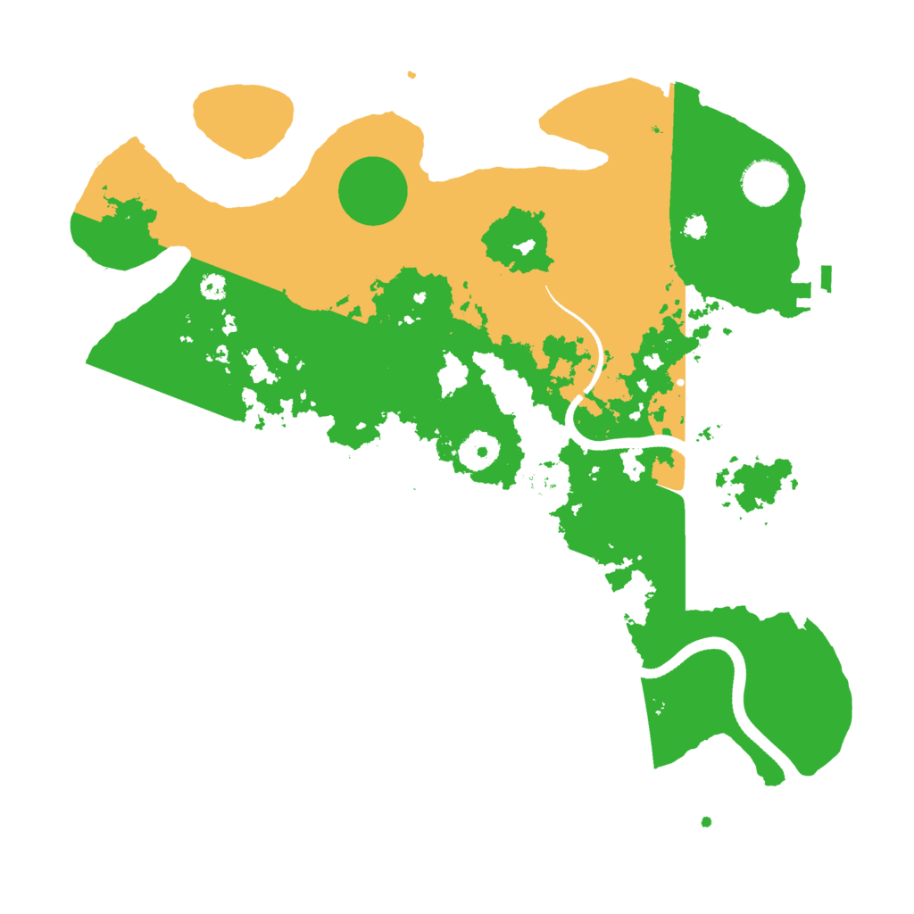 Biome Rust Map: Procedural Map, Size: 3500, Seed: 5765768