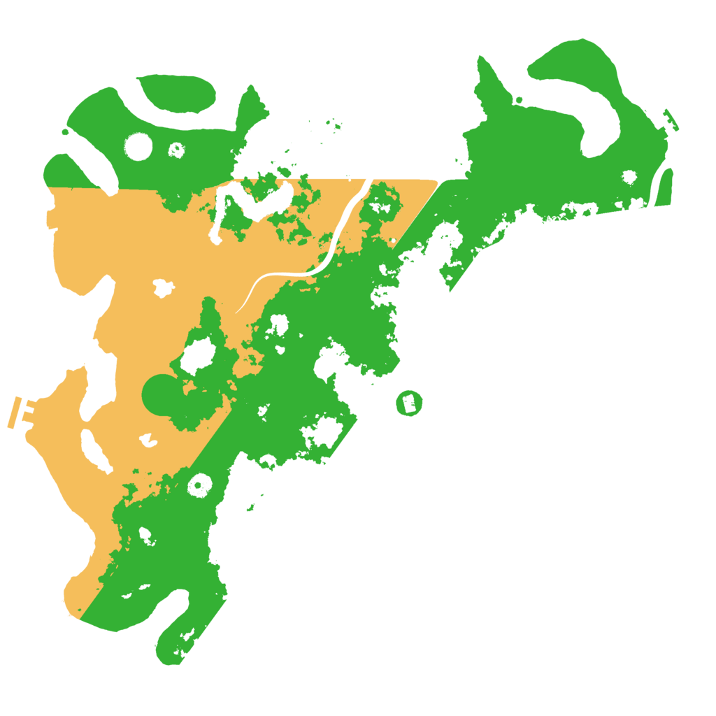Biome Rust Map: Procedural Map, Size: 4500, Seed: 2432456