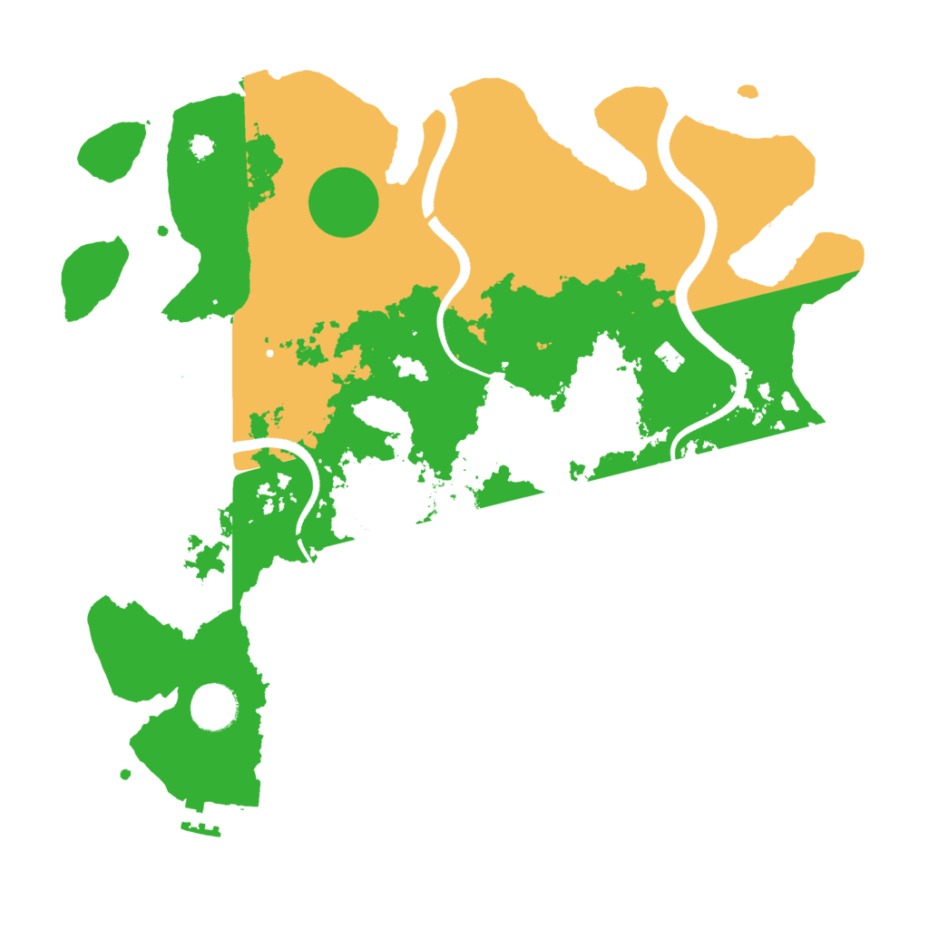 Biome Rust Map: Procedural Map, Size: 3500, Seed: 12436683