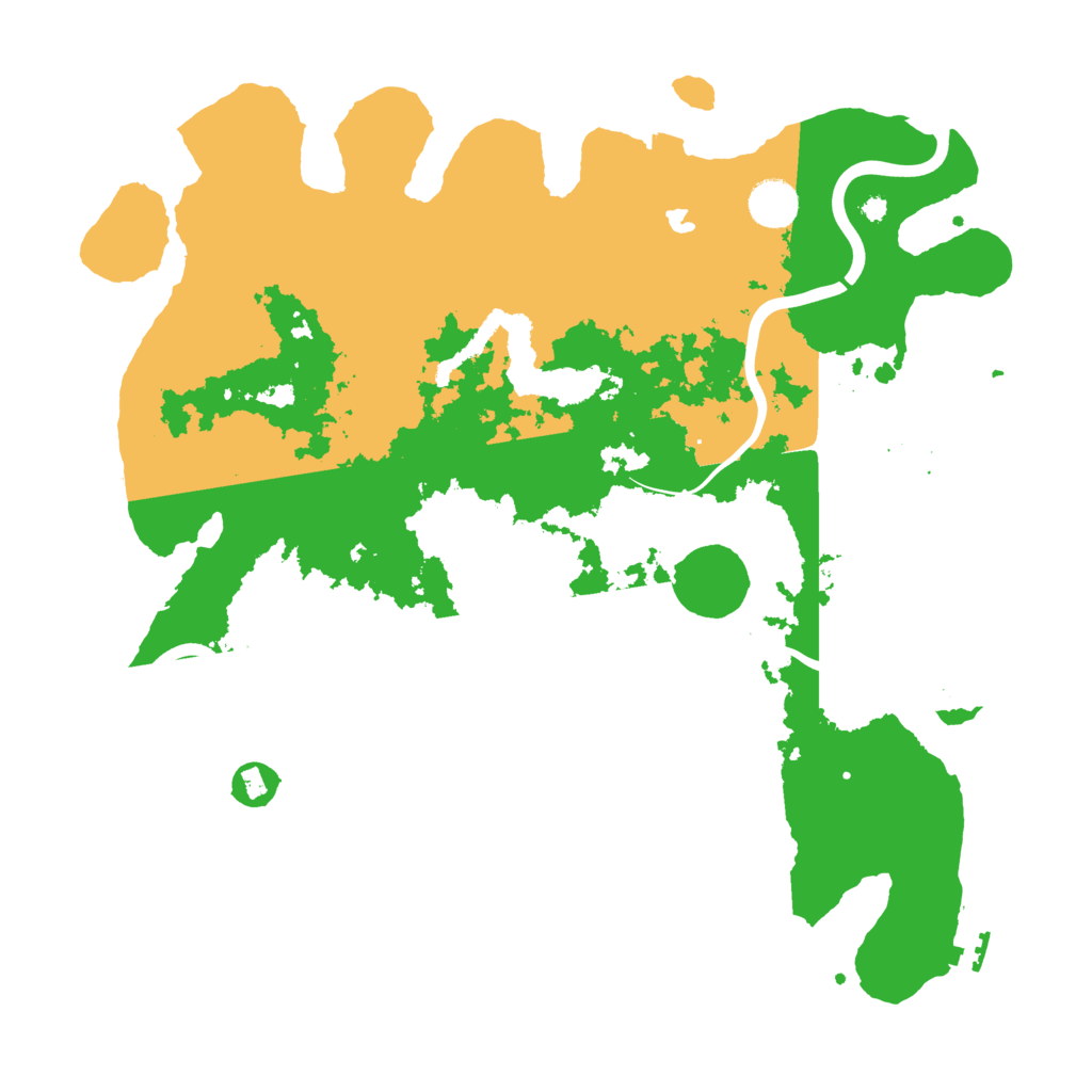 Biome Rust Map: Procedural Map, Size: 4000, Seed: 358808927
