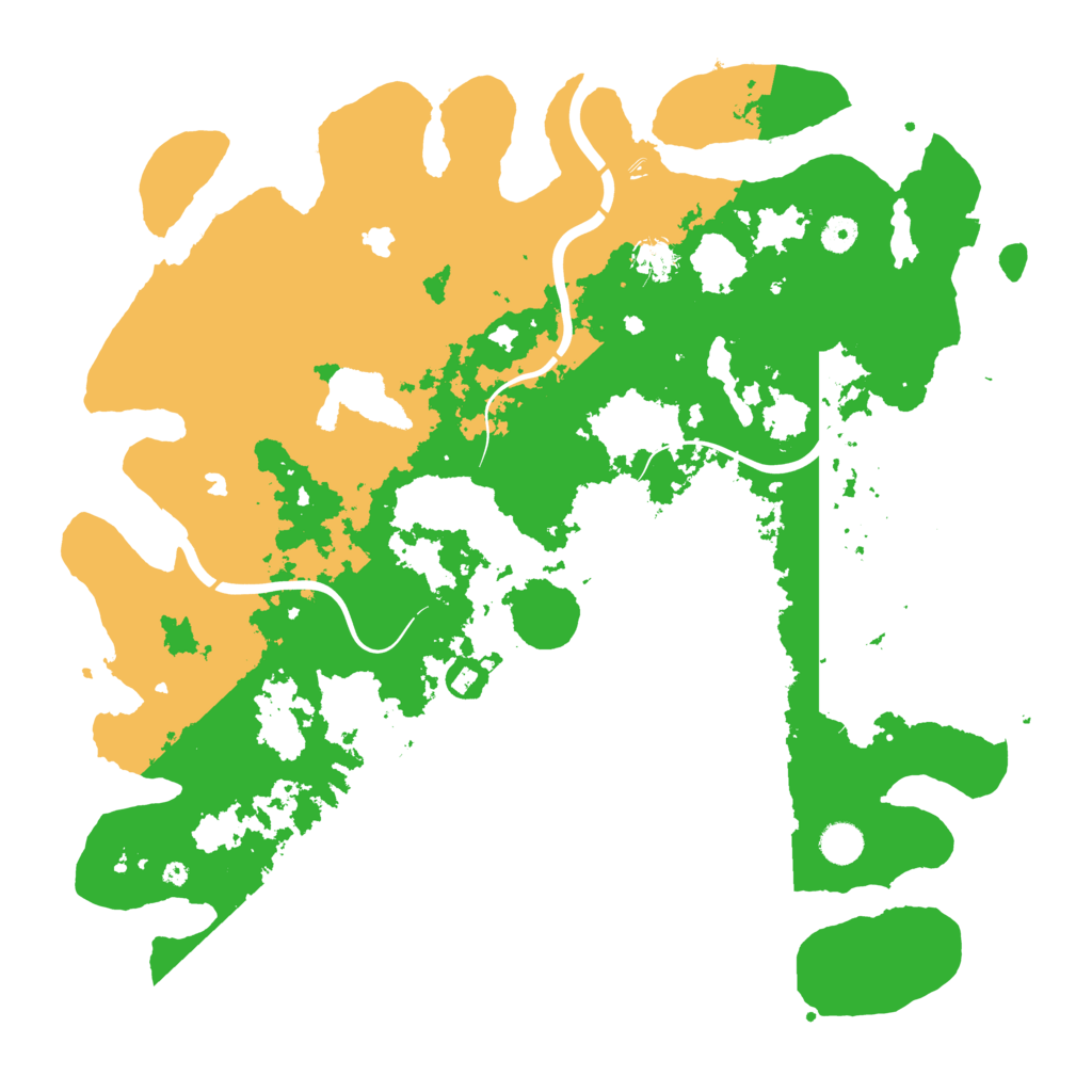 Biome Rust Map: Procedural Map, Size: 4500, Seed: 10123458
