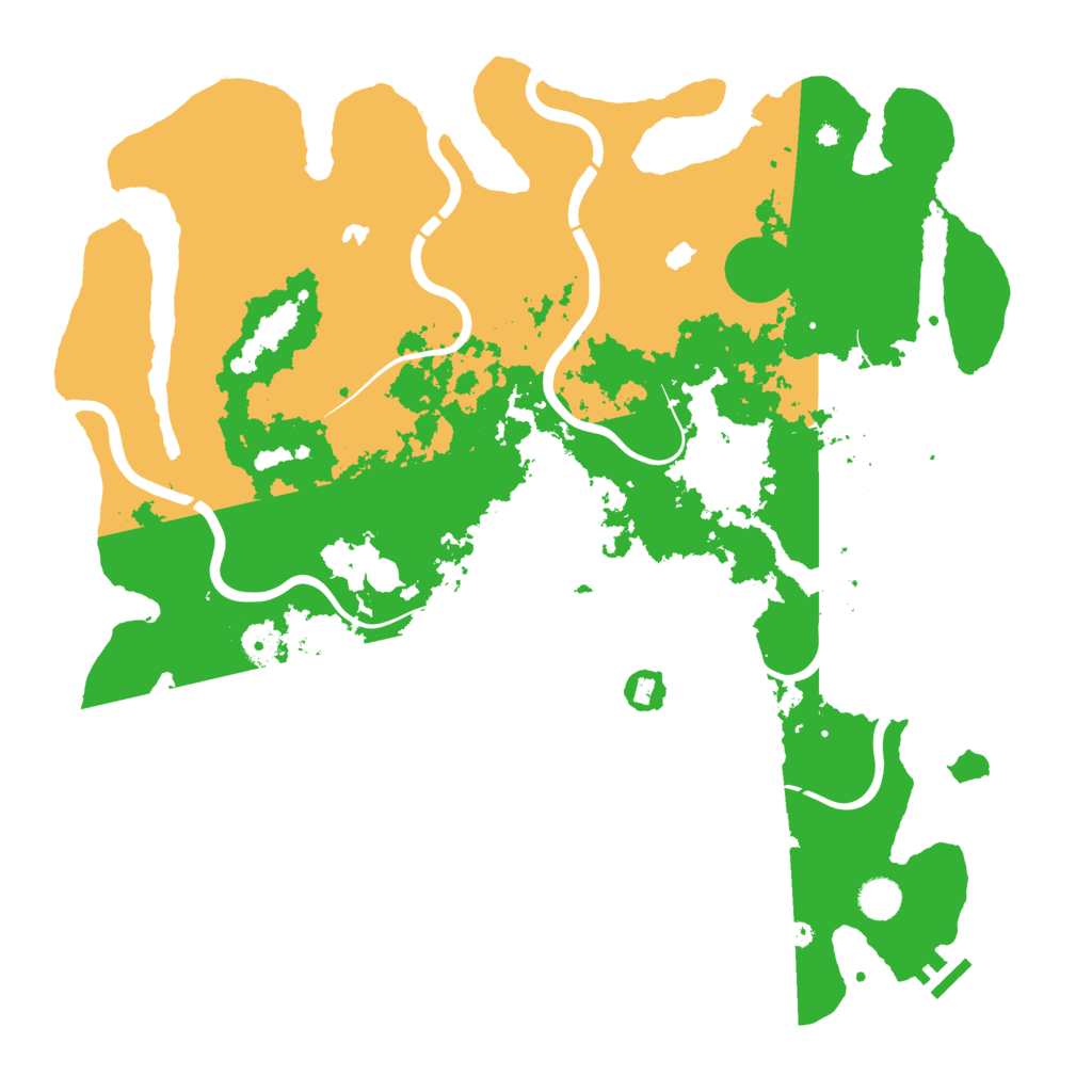 Biome Rust Map: Procedural Map, Size: 4500, Seed: 10118158