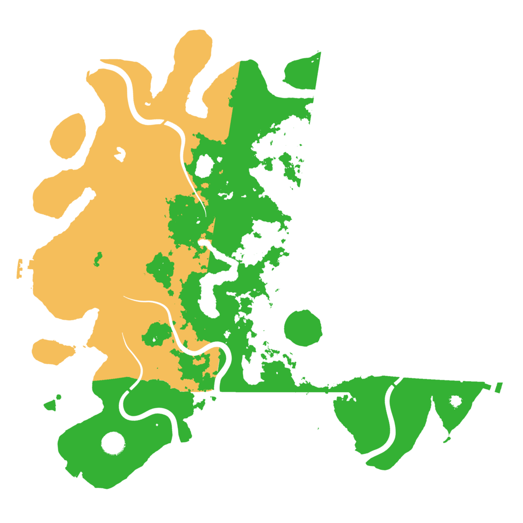 Biome Rust Map: Procedural Map, Size: 4000, Seed: 232333