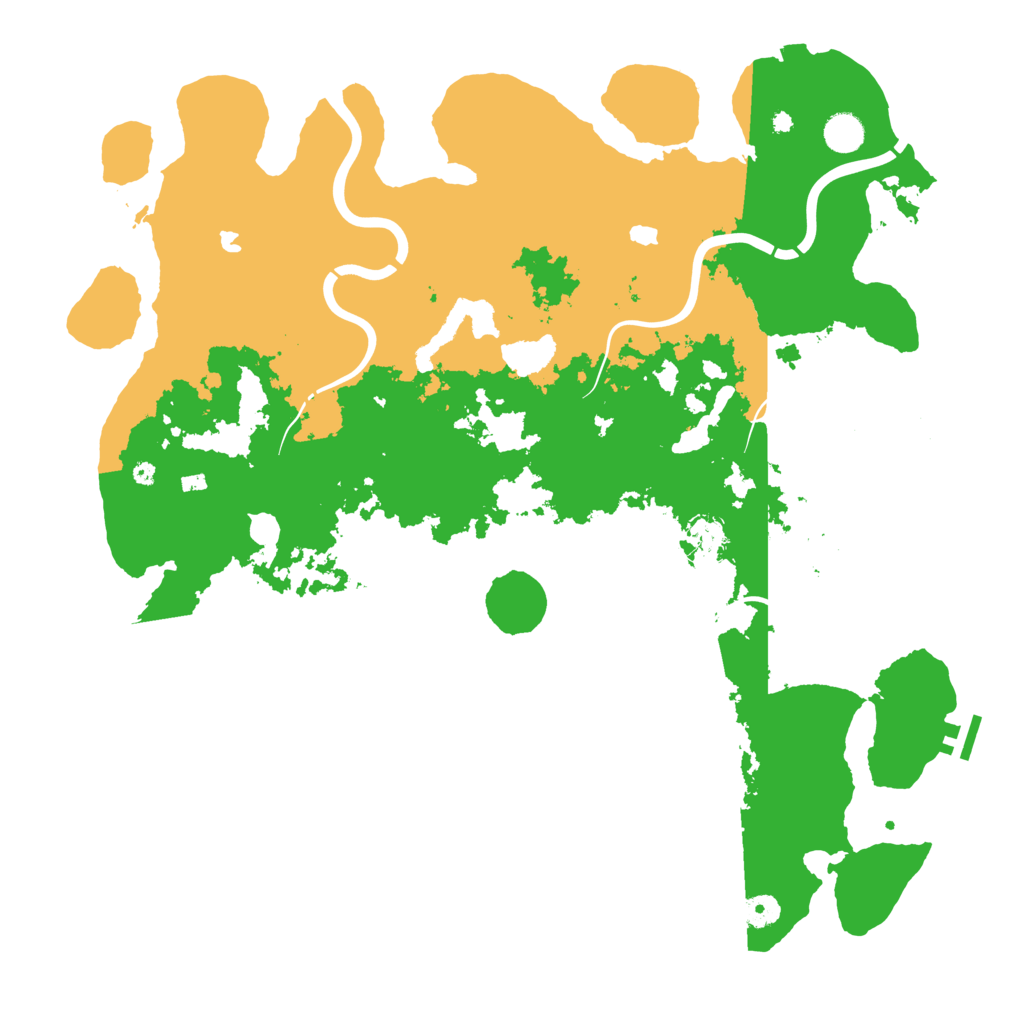Biome Rust Map: Procedural Map, Size: 4500, Seed: 358808927