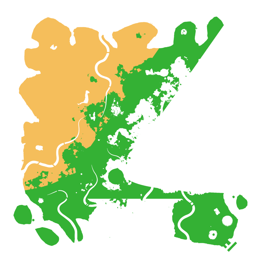 Biome Rust Map: Procedural Map, Size: 4500, Seed: 4567456