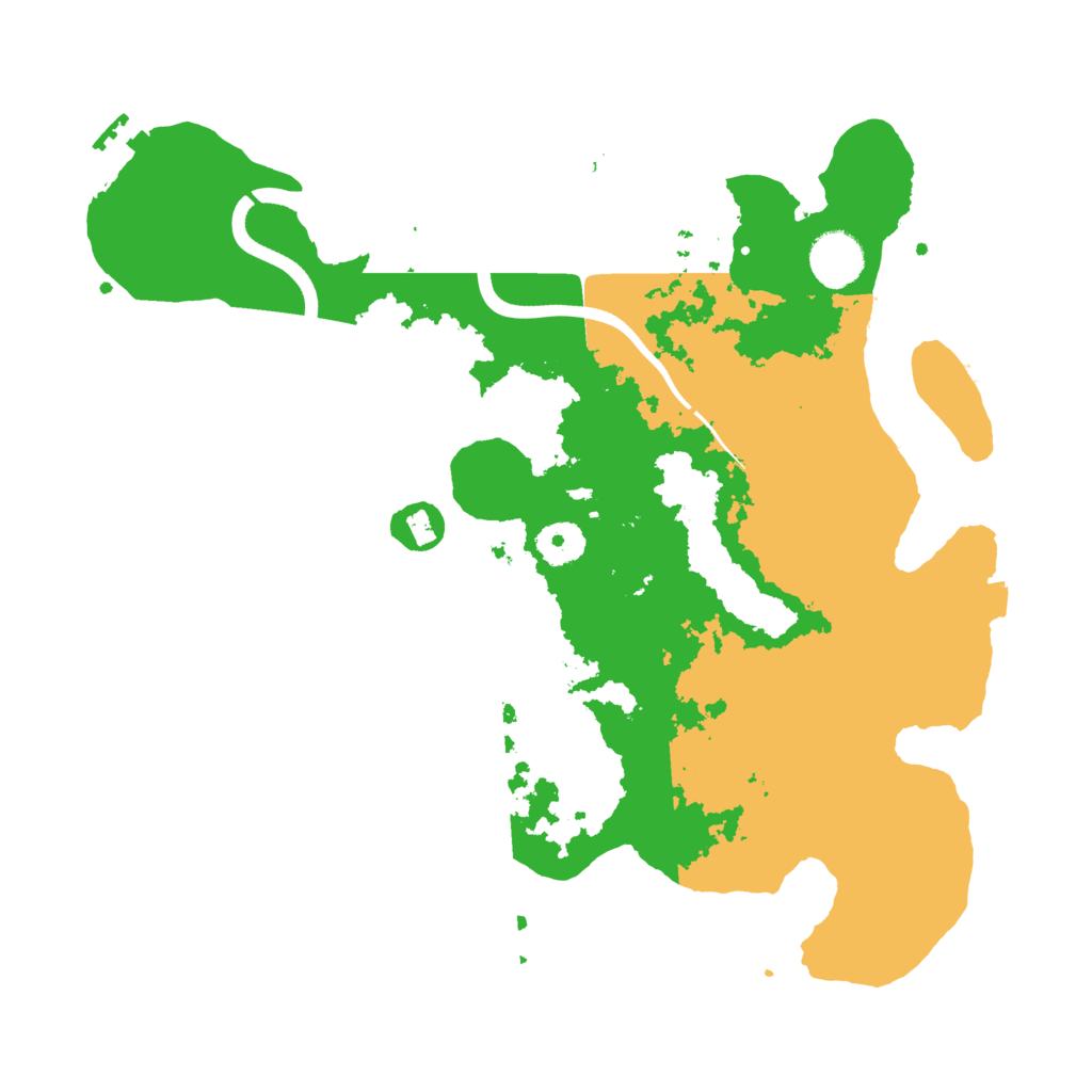 Biome Rust Map: Procedural Map, Size: 3600, Seed: 646