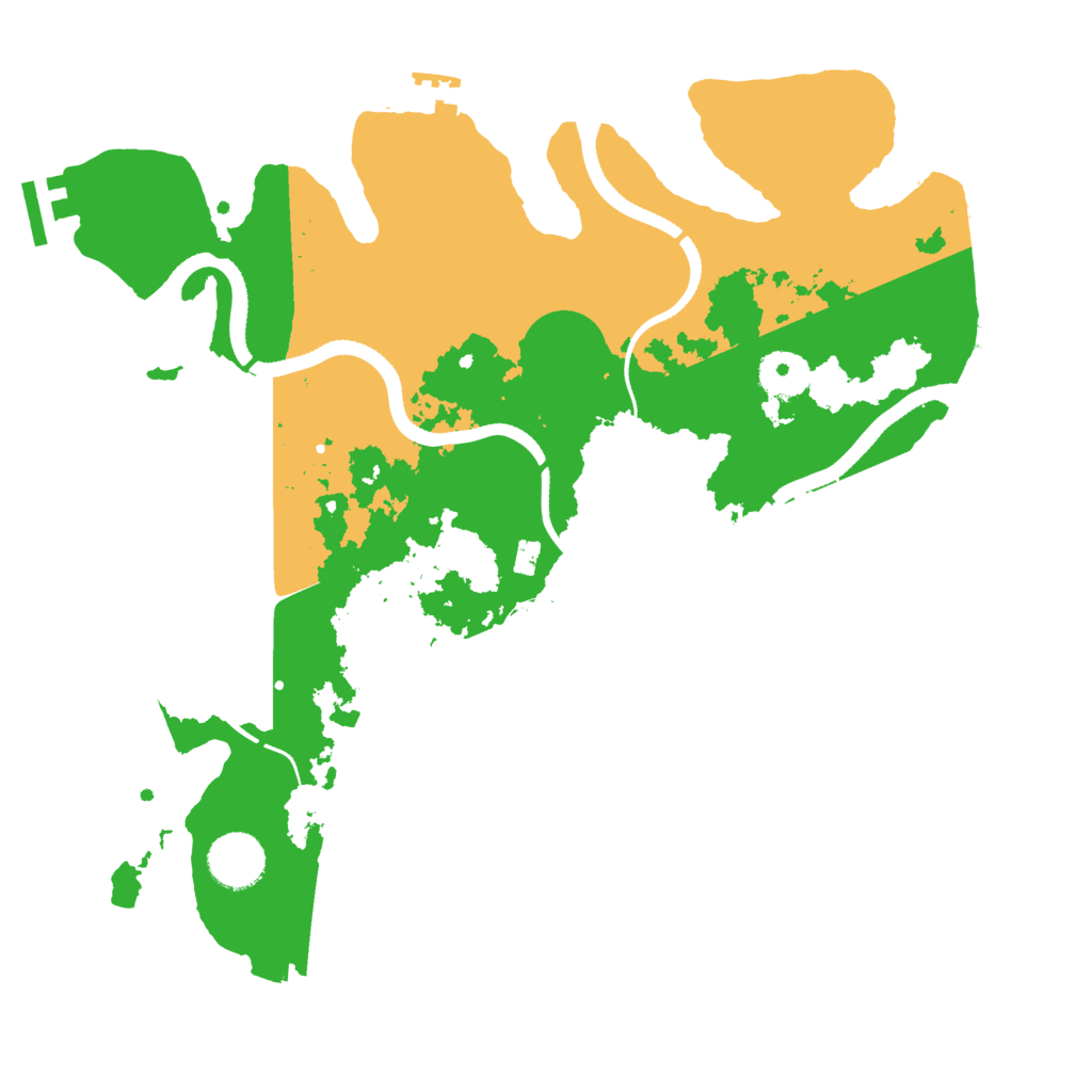 Biome Rust Map: Procedural Map, Size: 3400, Seed: 247594