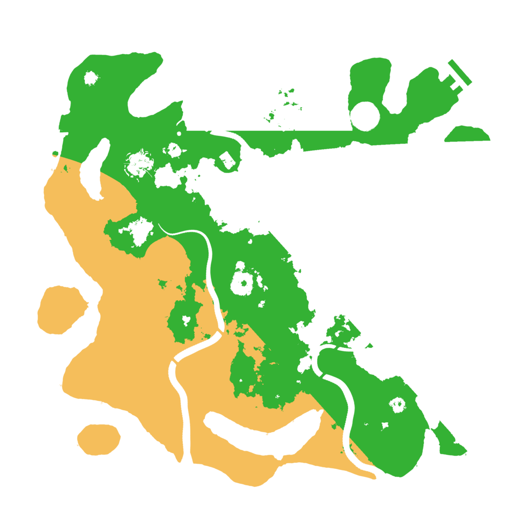 Biome Rust Map: Procedural Map, Size: 3450, Seed: 6987433