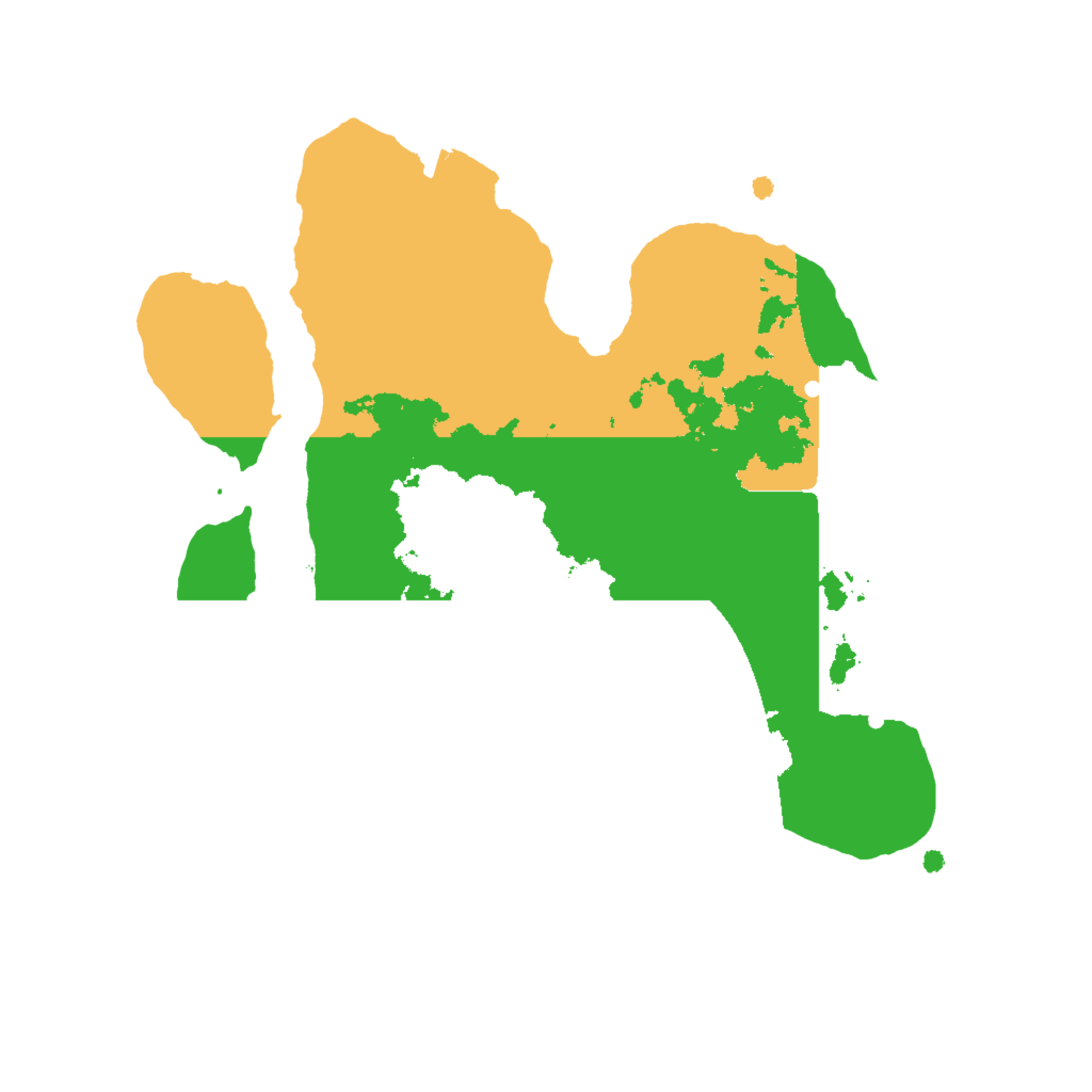 Biome Rust Map: Procedural Map, Size: 2000, Seed: 58193245