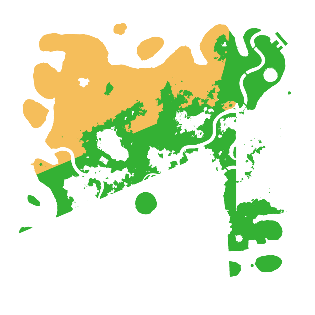 Biome Rust Map: Procedural Map, Size: 4000, Seed: 10212025