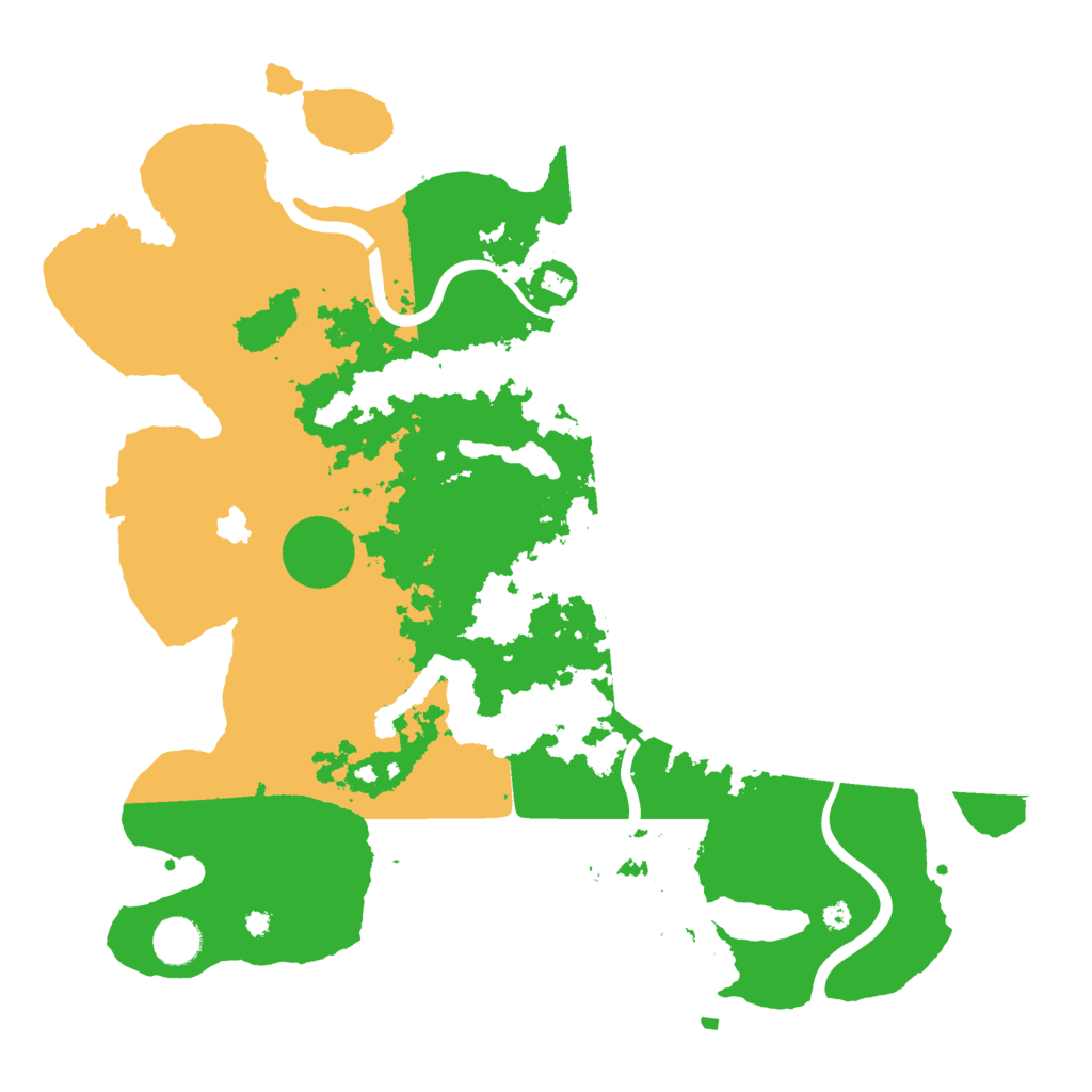 Biome Rust Map: Procedural Map, Size: 4000, Seed: 1258645804