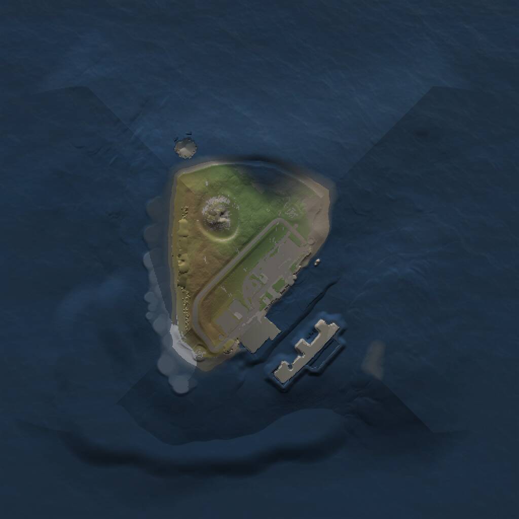 Rust Map: Procedural Map, Size: 1000, Seed: 916005932, 2 Monuments