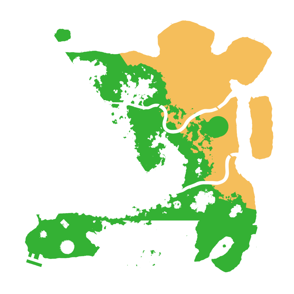 Biome Rust Map: Procedural Map, Size: 3750, Seed: 1896024378