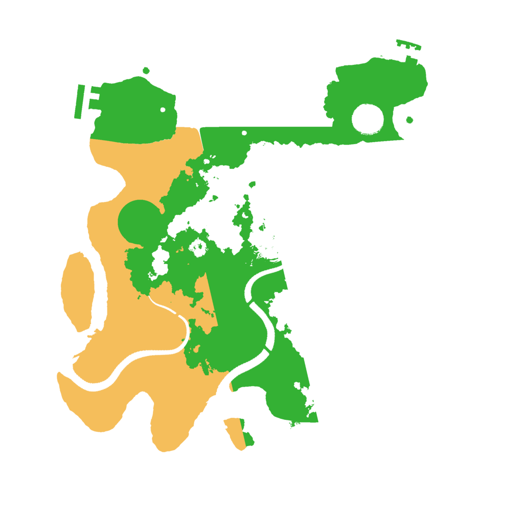Biome Rust Map: Procedural Map, Size: 3000, Seed: 10061979