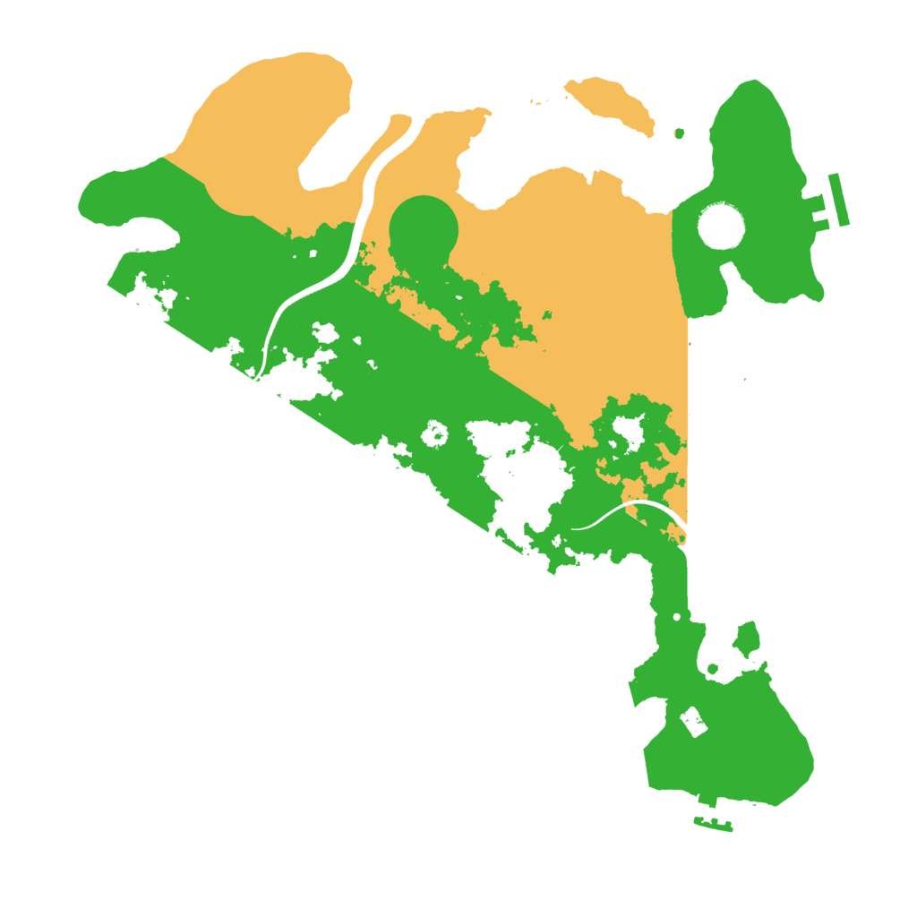 Biome Rust Map: Procedural Map, Size: 3500, Seed: 1659013924