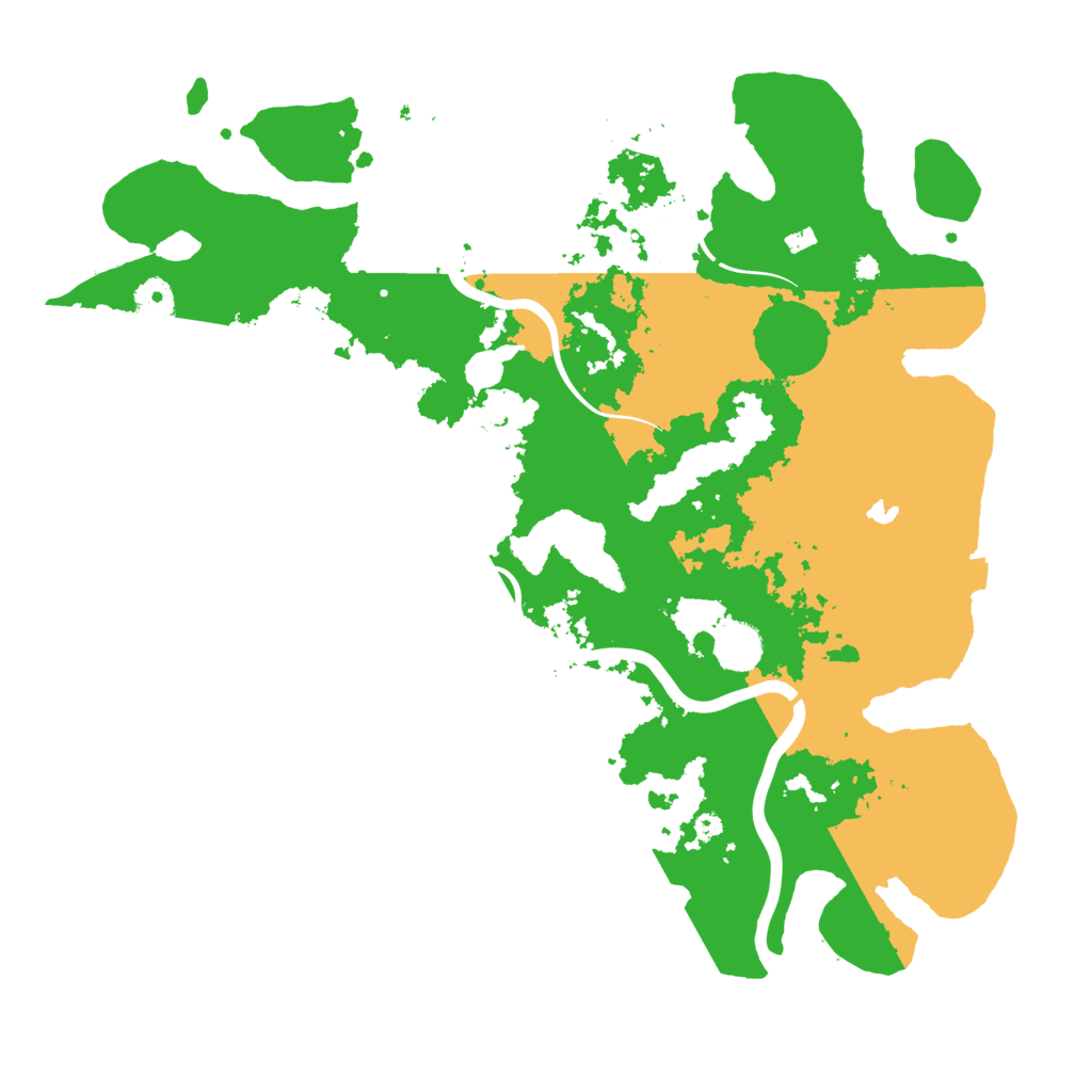 Biome Rust Map: Procedural Map, Size: 4000, Seed: 462620924