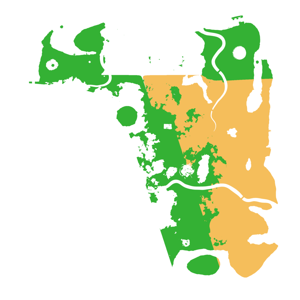 Biome Rust Map: Procedural Map, Size: 4000, Seed: 4675868