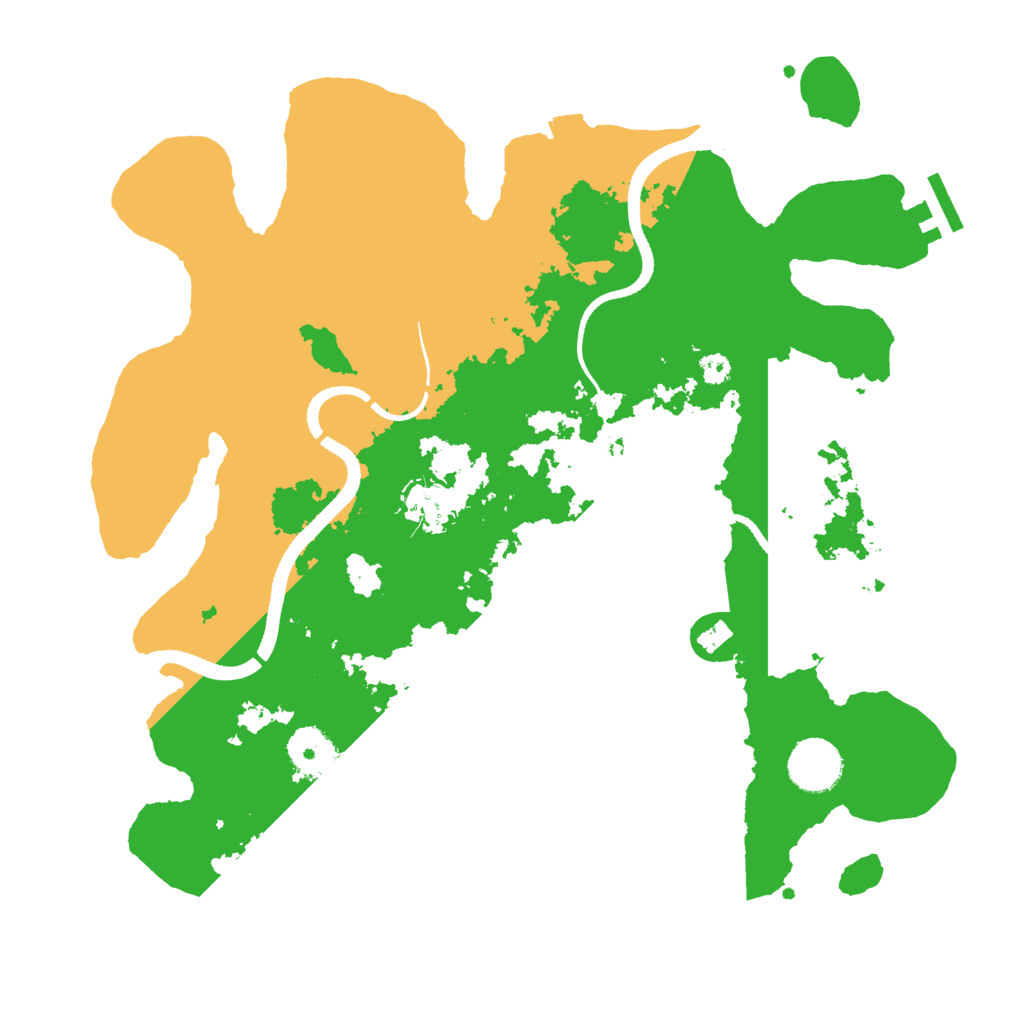 Biome Rust Map: Procedural Map, Size: 3400, Seed: 55420