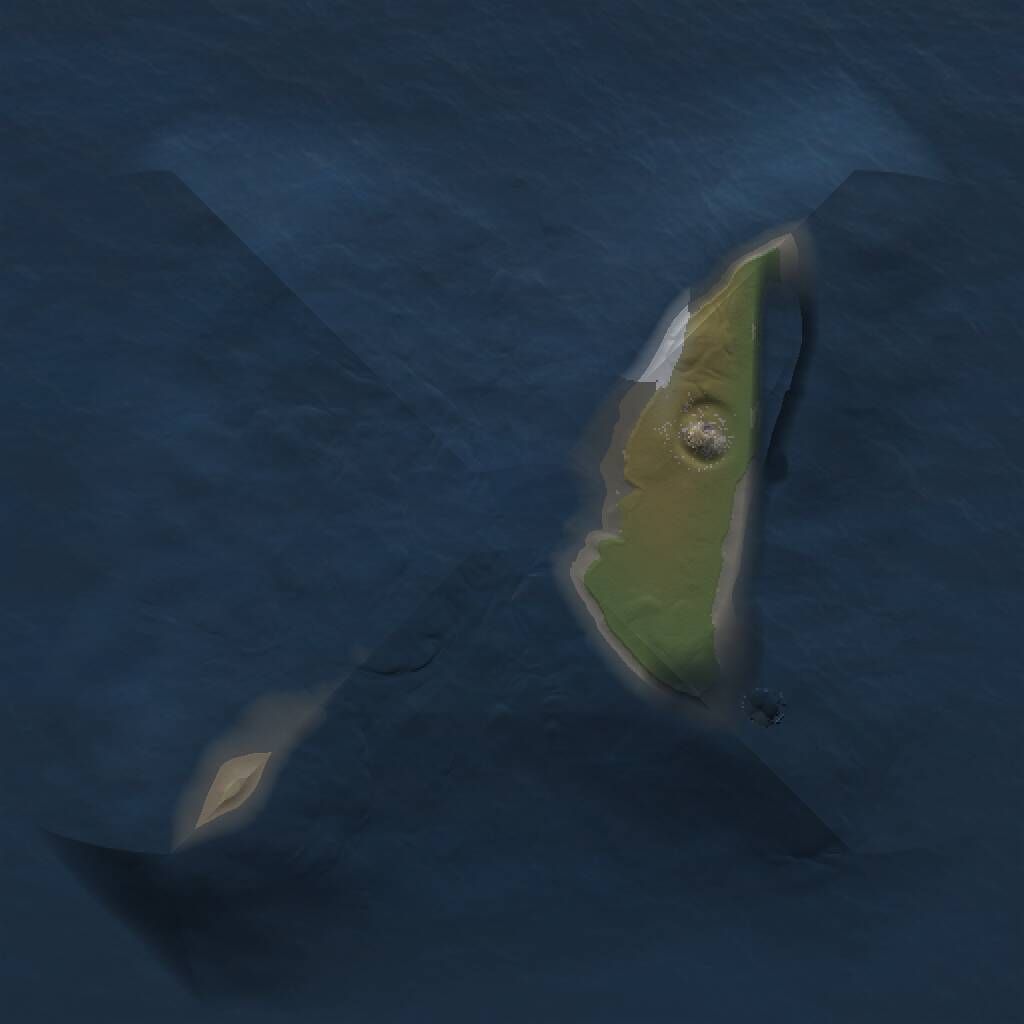 Rust Map: Procedural Map, Size: 1000, Seed: 970445316, 1 Monuments