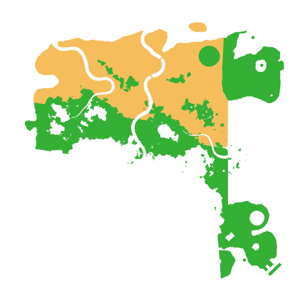 Biome Rust Map: Procedural Map, Size: 3850, Seed: 1688390035