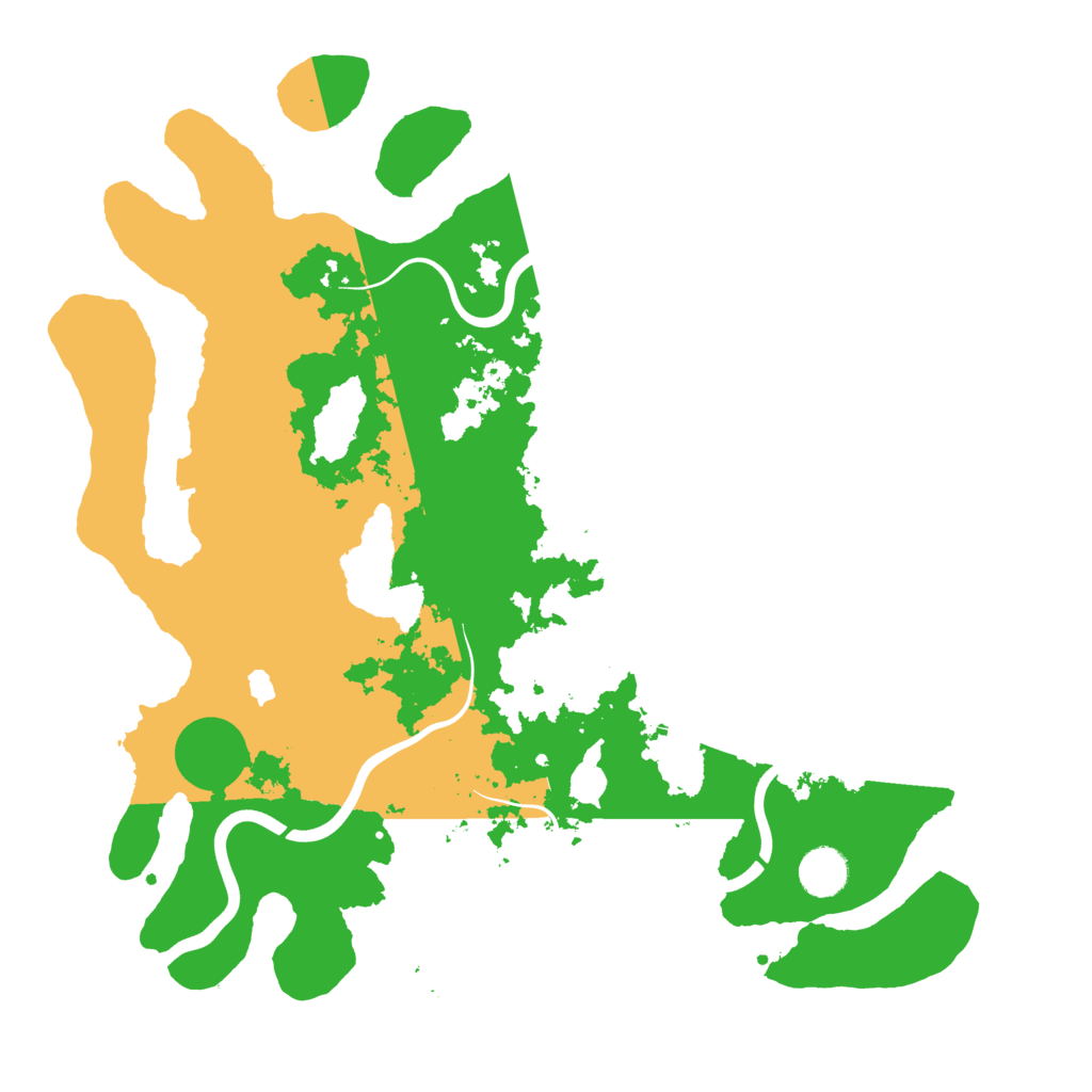 Biome Rust Map: Procedural Map, Size: 4000, Seed: 45256