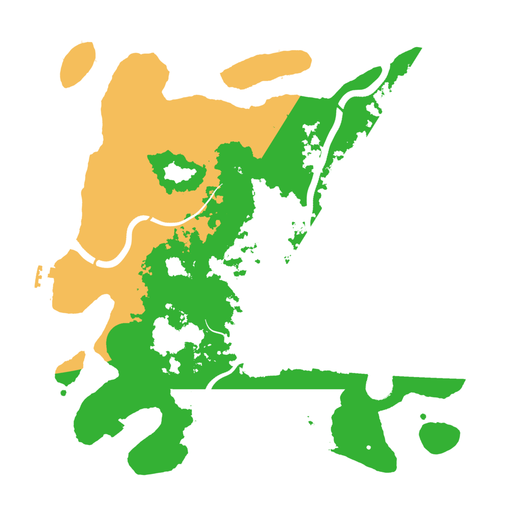 Biome Rust Map: Procedural Map, Size: 3500, Seed: 902316
