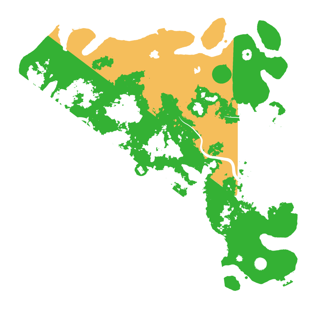 Biome Rust Map: Procedural Map, Size: 4500, Seed: 847521556