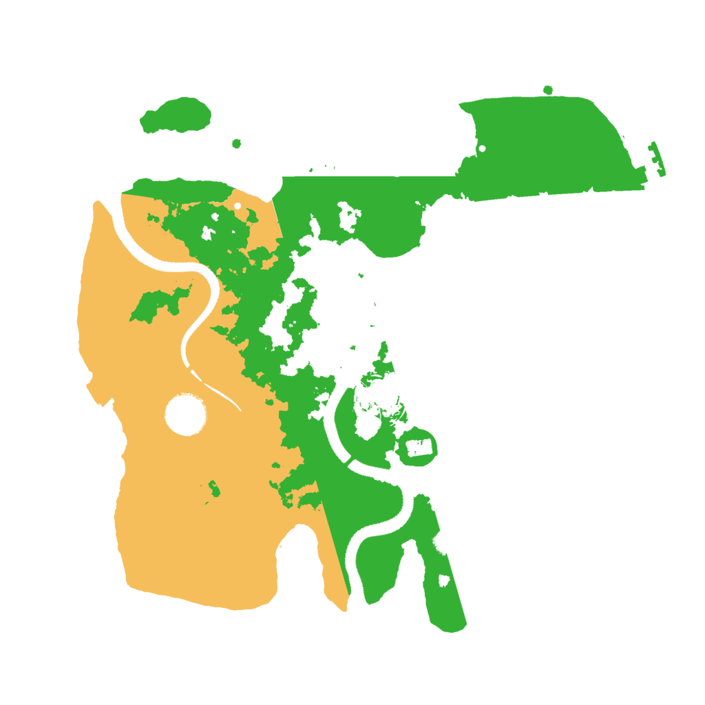 Biome Rust Map: Procedural Map, Size: 3000, Seed: 55744425
