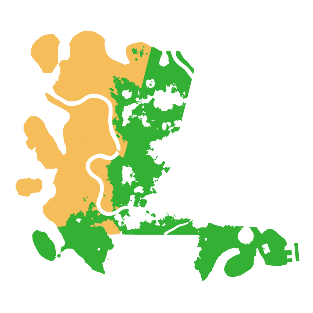 Biome Rust Map: Procedural Map, Size: 3500, Seed: 782826508