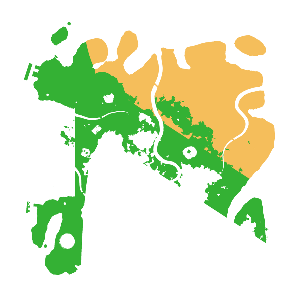 Biome Rust Map: Procedural Map, Size: 3500, Seed: 1633060524