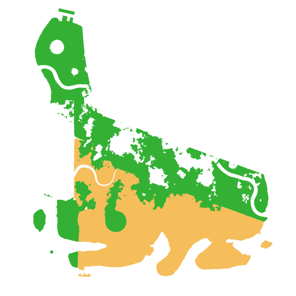 Biome Rust Map: Procedural Map, Size: 3700, Seed: 1124665089