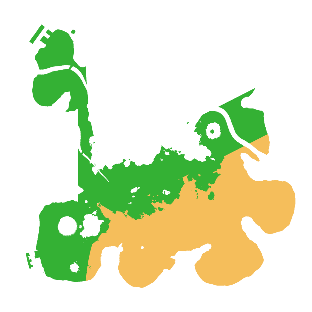 Biome Rust Map: Procedural Map, Size: 3000, Seed: 123017