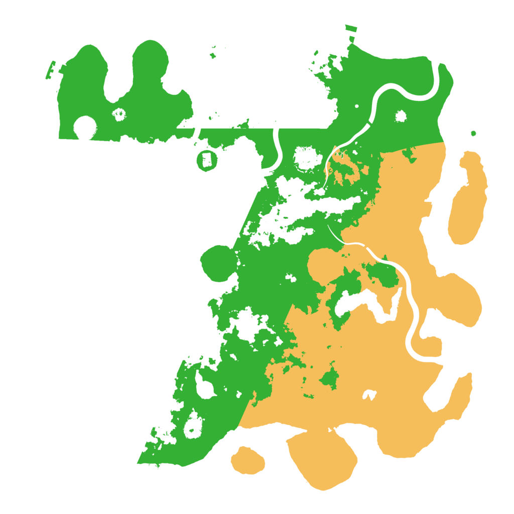 Biome Rust Map: Procedural Map, Size: 4000, Seed: 1322784083