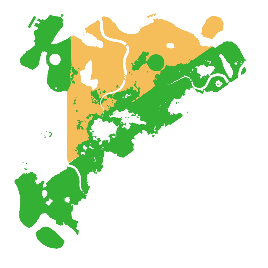 Biome Rust Map: Procedural Map, Size: 4250, Seed: 1097851620
