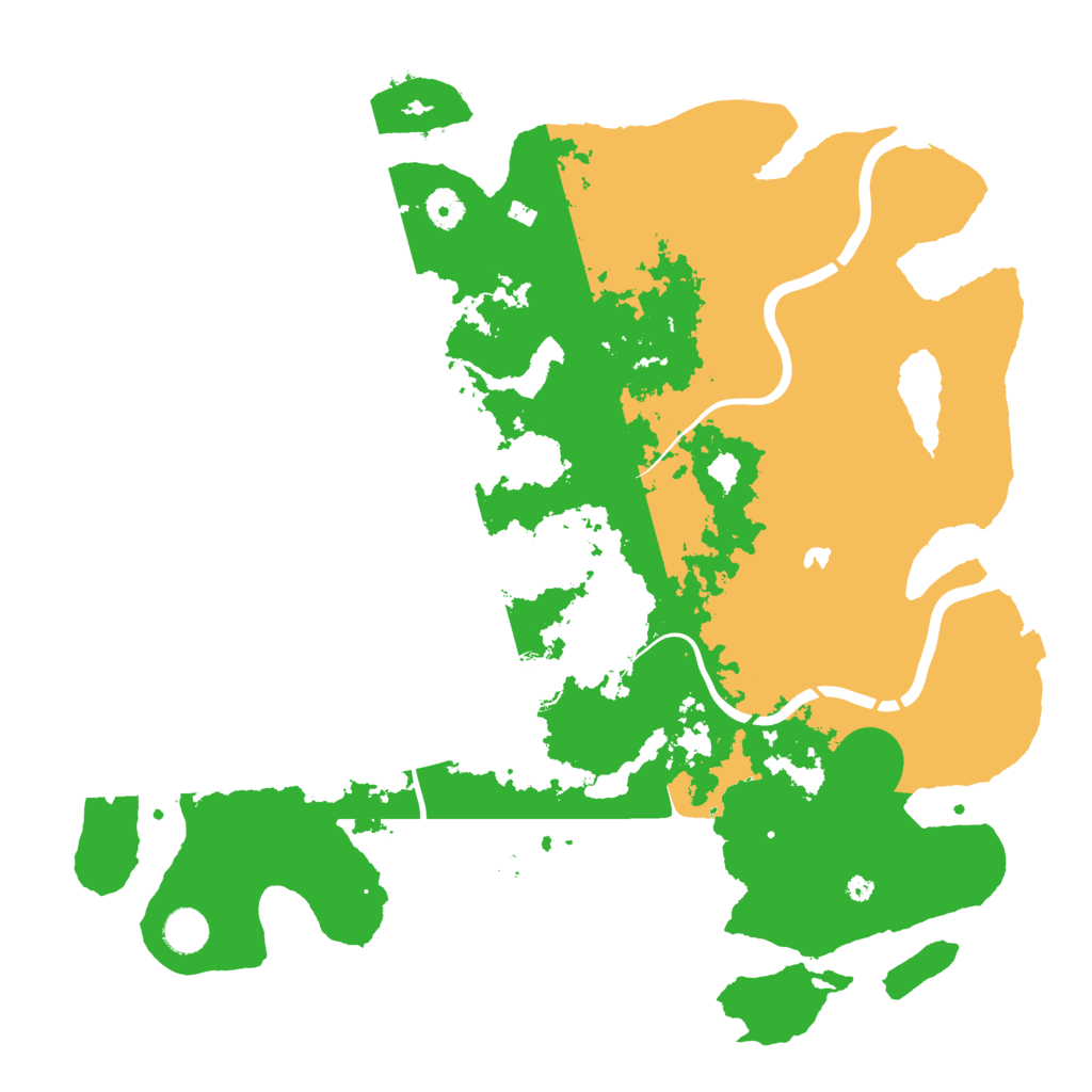 Biome Rust Map: Procedural Map, Size: 4250, Seed: 71516079