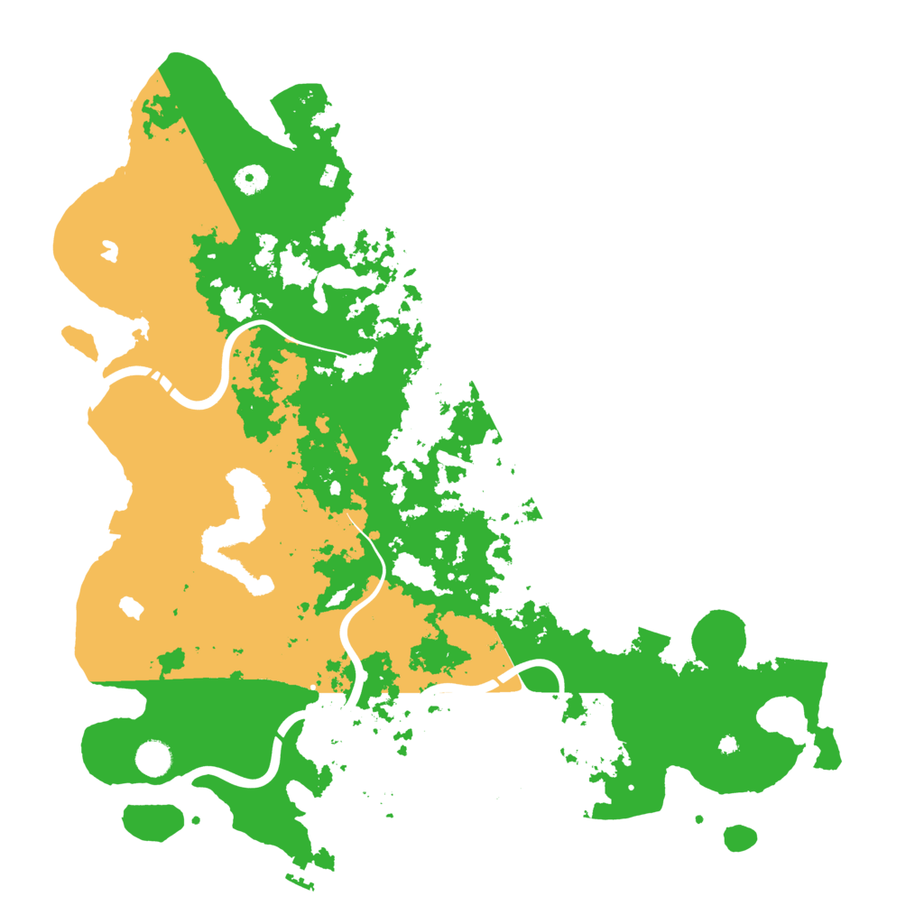 Biome Rust Map: Procedural Map, Size: 4500, Seed: 490385515