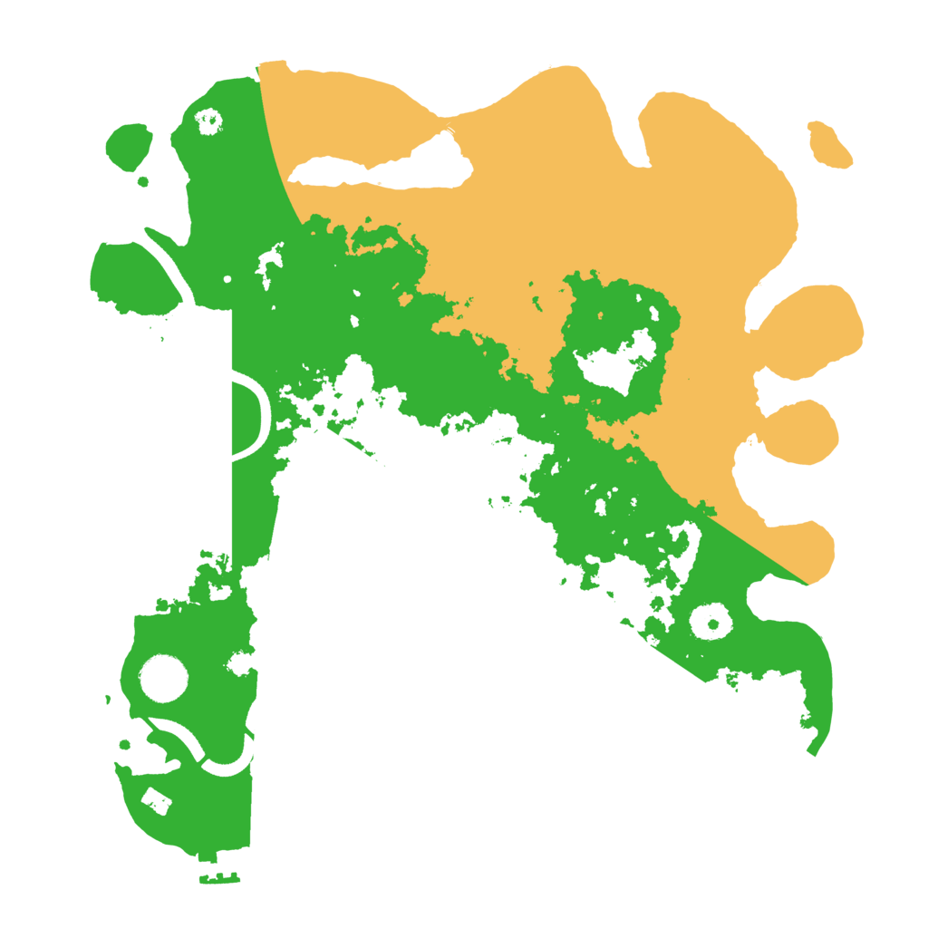 Biome Rust Map: Procedural Map, Size: 3500, Seed: 5569