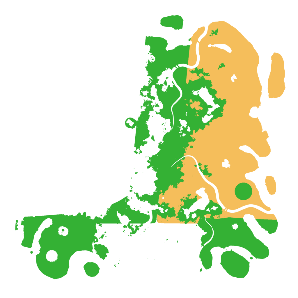 Biome Rust Map: Procedural Map, Size: 4500, Seed: 1590458835