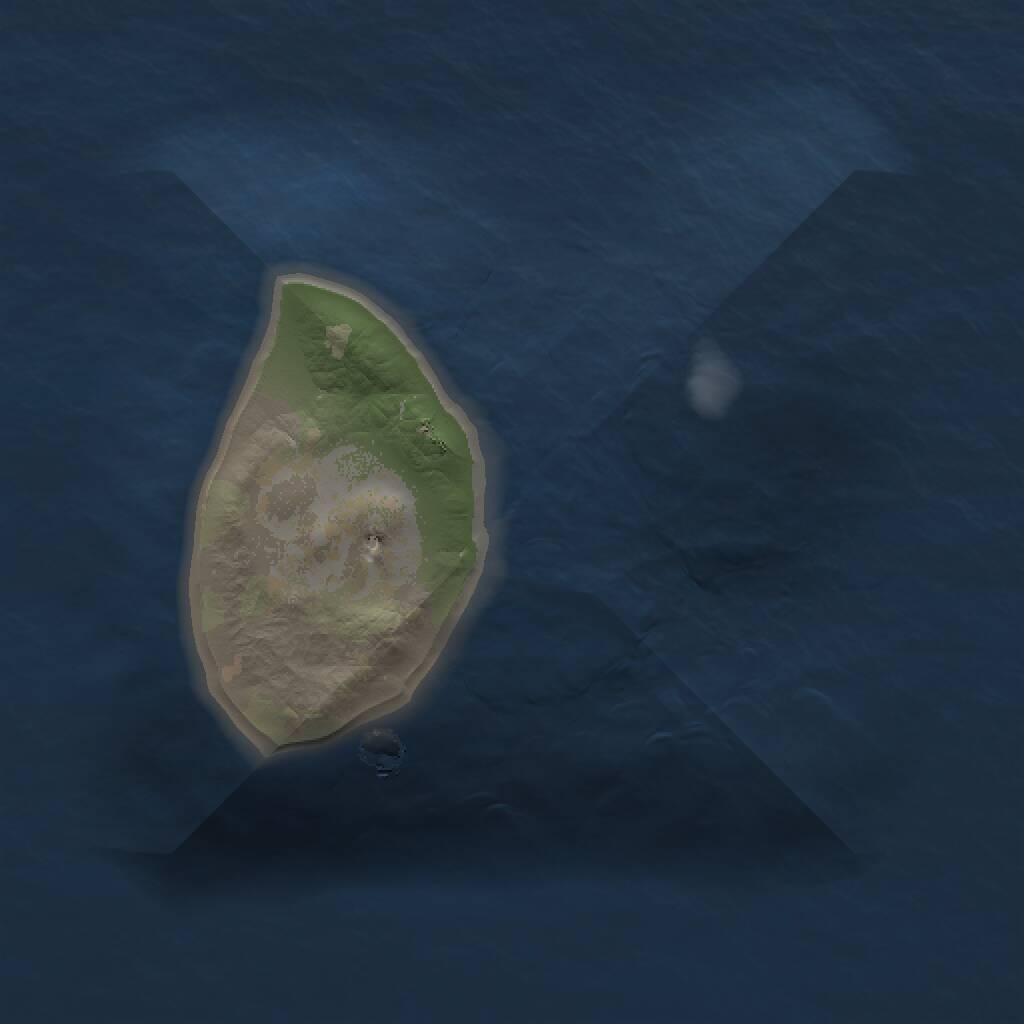 Rust Map: Procedural Map, Size: 1000, Seed: 698040073, 1 Monuments