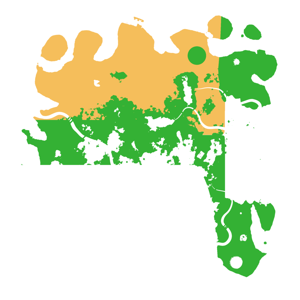 Biome Rust Map: Procedural Map, Size: 4300, Seed: 30000