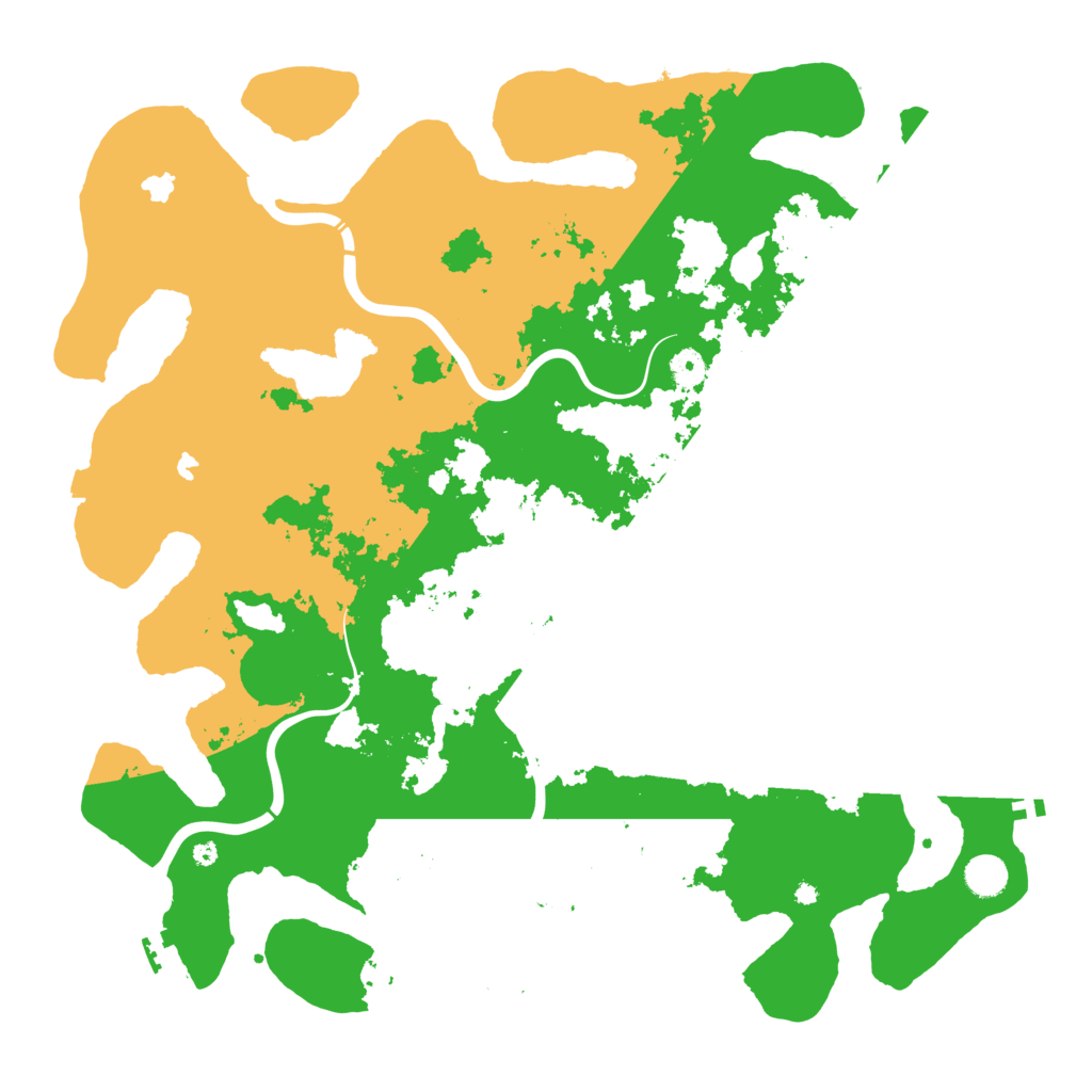 Biome Rust Map: Procedural Map, Size: 4500, Seed: 1916012345