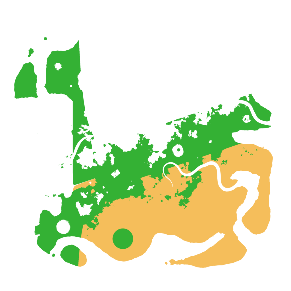 Biome Rust Map: Procedural Map, Size: 3750, Seed: 23102025