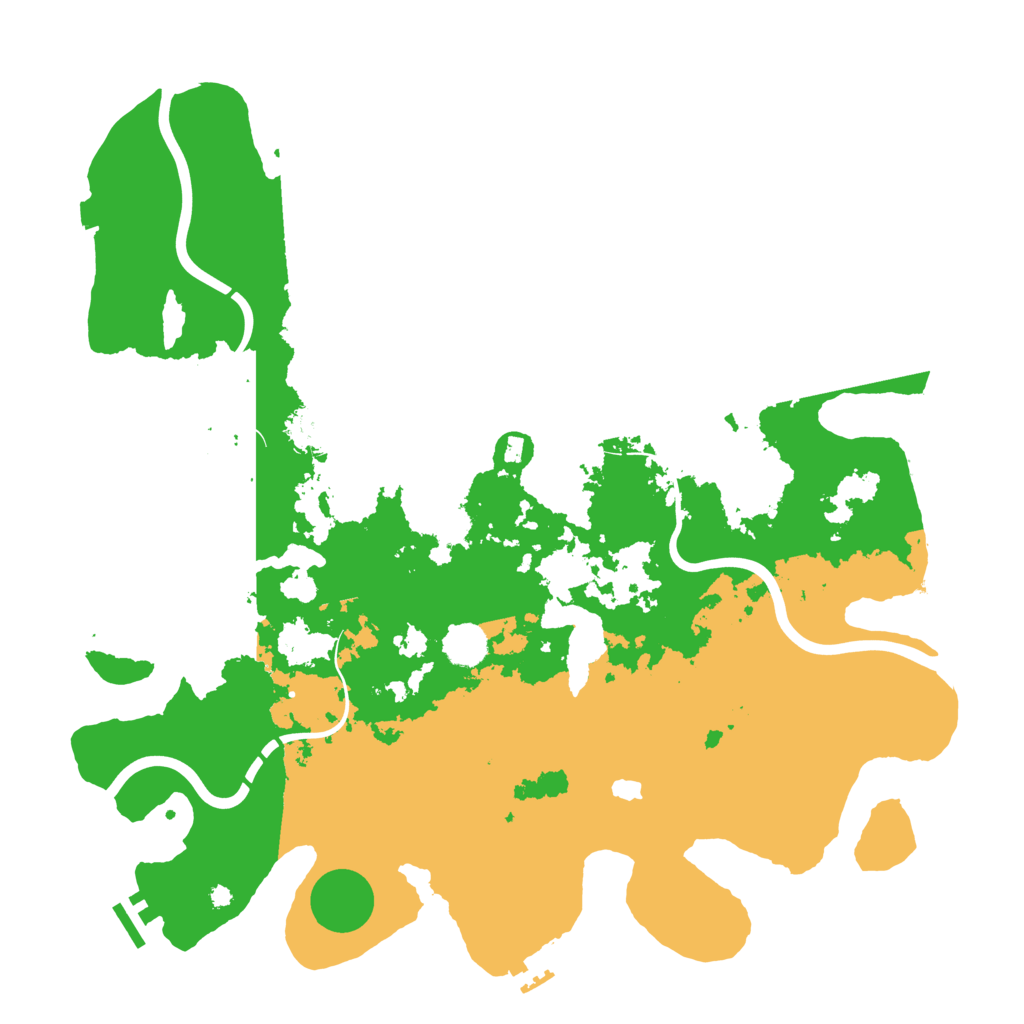 Biome Rust Map: Procedural Map, Size: 4250, Seed: 529045968