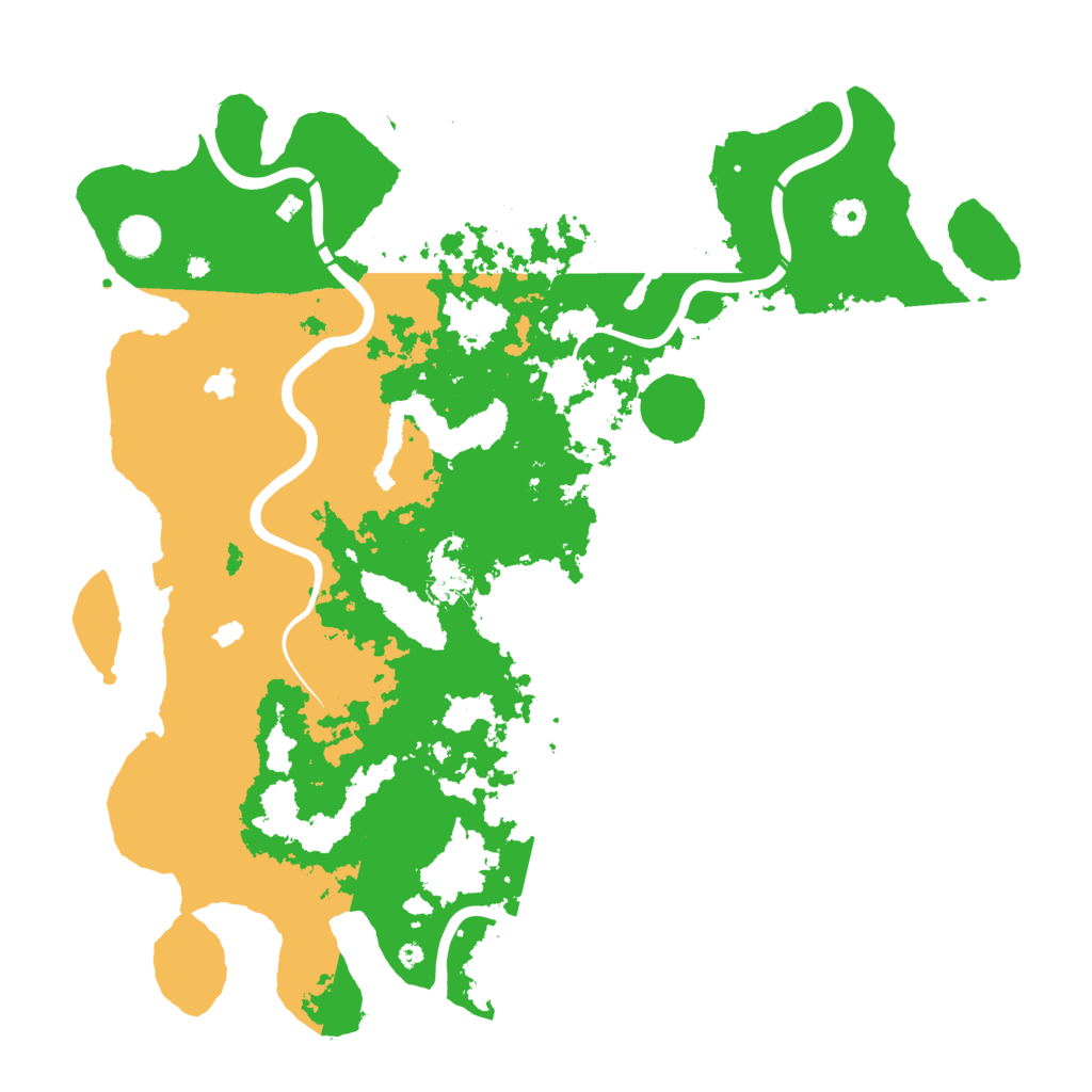 Biome Rust Map: Procedural Map, Size: 4500, Seed: 264745854