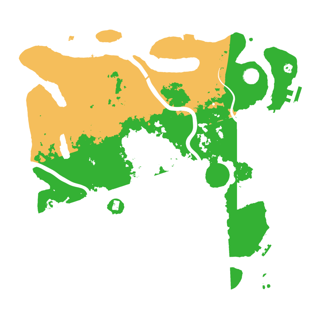 Biome Rust Map: Procedural Map, Size: 3500, Seed: 8040906